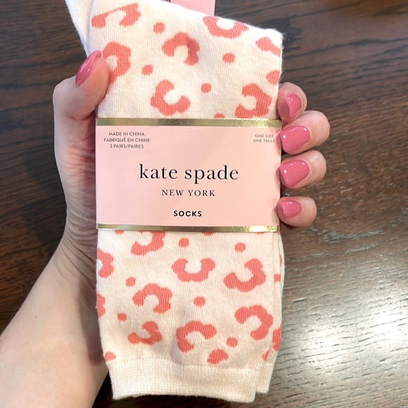 kate spade Accessories - NWT ♠️ Kate Spade ♠️ Socks 🧦 3 Pack